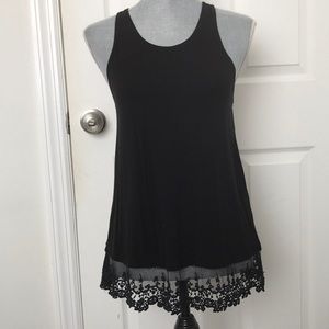 LACE TRIM TANK TOP